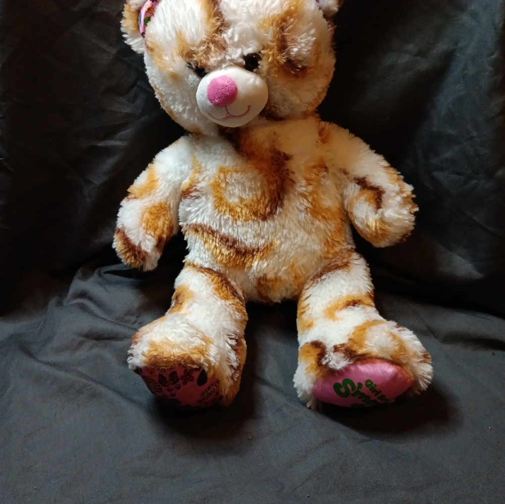 Build A Bear S'mores Girl Scout Cookie Teddy 16" Soft Toy Stuffed Animal BAB